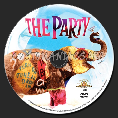 The Party dvd label