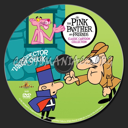 The Pink Panther and Friends Classic Collection:  The Inspector Part Deux dvd label