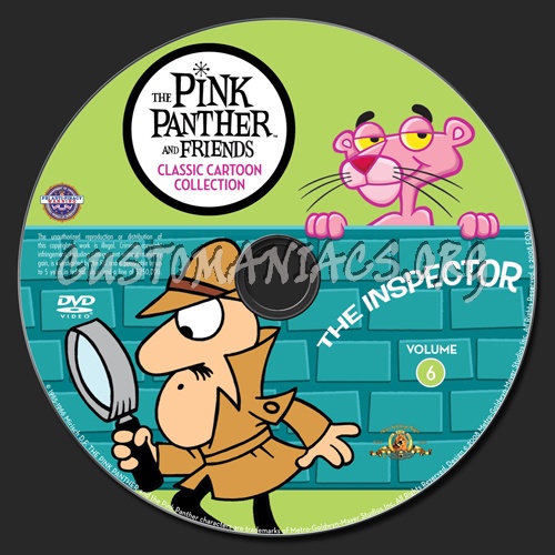 The Pink Panther and Friends Classic Cartoon Collection: The Inspector dvd label