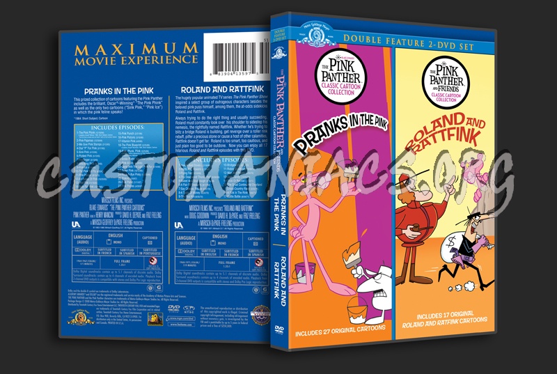 The Pink Panther and Friends Classic Coll.: Pranks in the Pink / Roland and Rattfink dvd cover