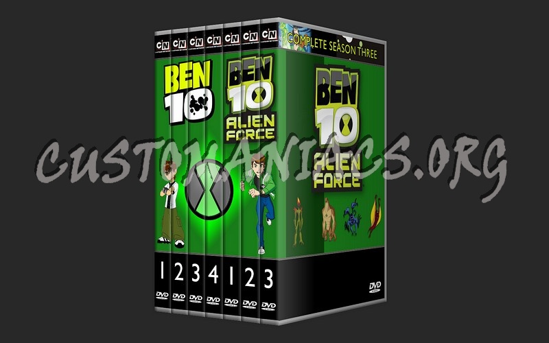 Complete Ben 10 & Alien Force Collection dvd cover