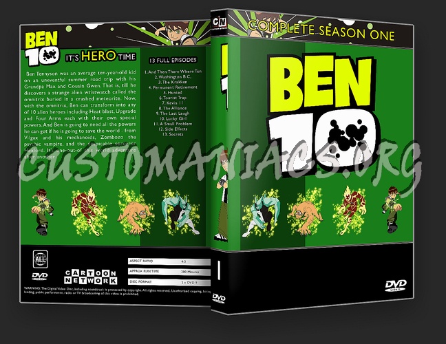 Complete Ben 10 & Alien Force Collection dvd cover