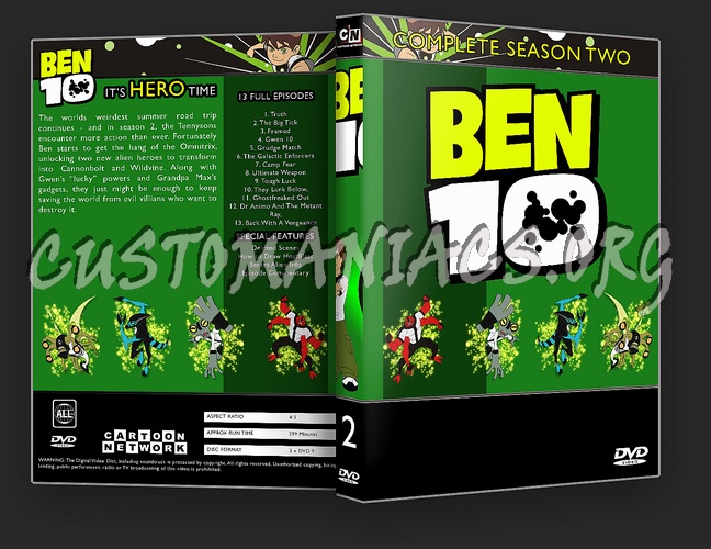 Complete Ben 10 & Alien Force Collection dvd cover