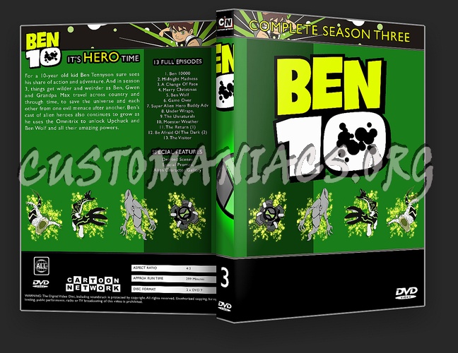 Complete Ben 10 & Alien Force Collection dvd cover