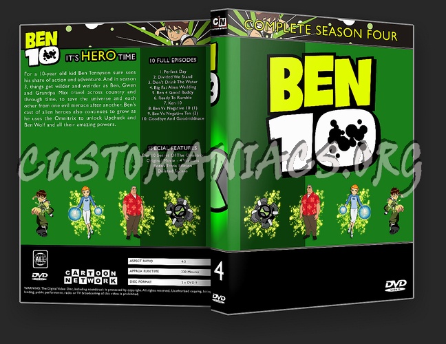 Complete Ben 10 & Alien Force Collection dvd cover