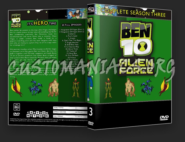 Complete Ben 10 & Alien Force Collection dvd cover