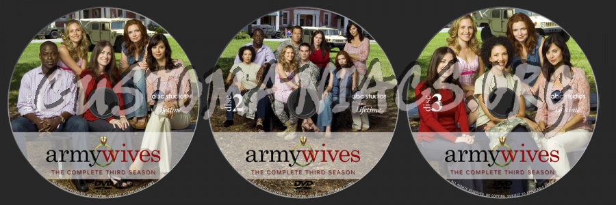 Army Wives : Season Three dvd label