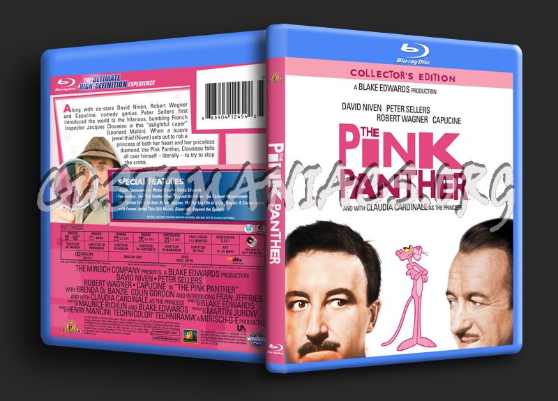 The Pink Panther (1964) blu-ray cover