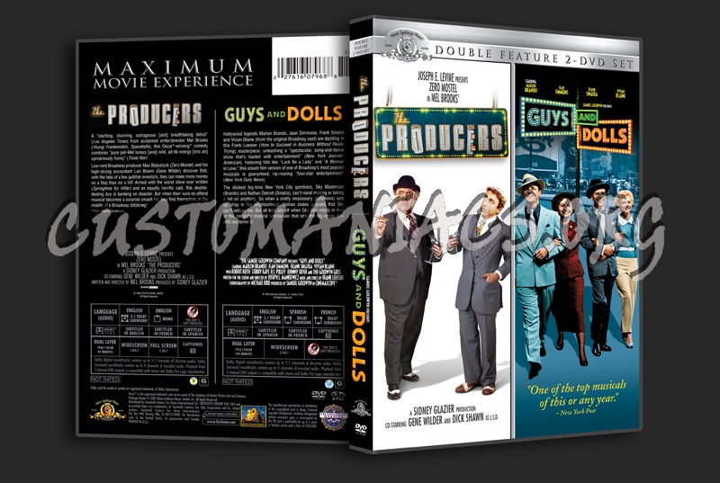 The Producers / Guys and Dolls dvd cover