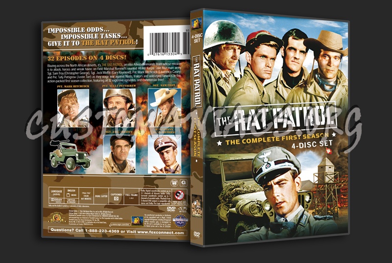 The Rat Patrol Season 1 dvd cover