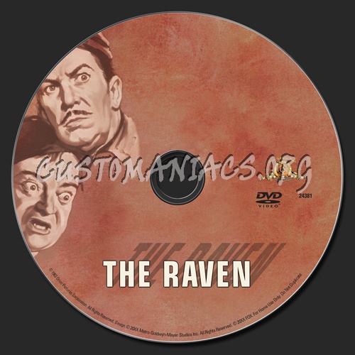 The Raven dvd label