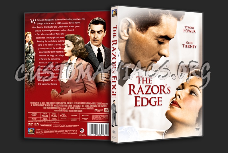 The Razor's Edge dvd cover