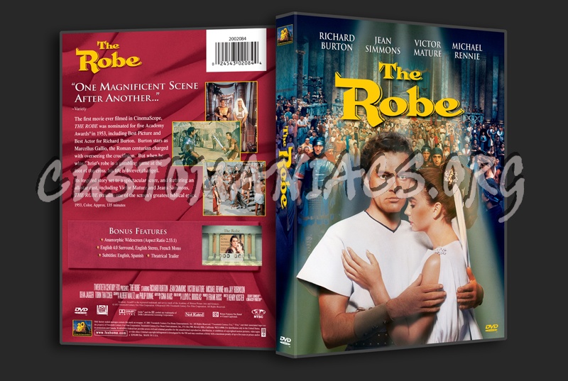The Robe dvd cover