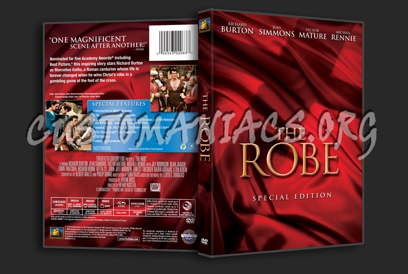 The Robe dvd cover