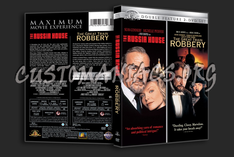 The Russia House / The Great Train Robbery dvd cover