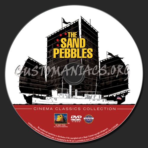 The Sand Pebbles dvd label