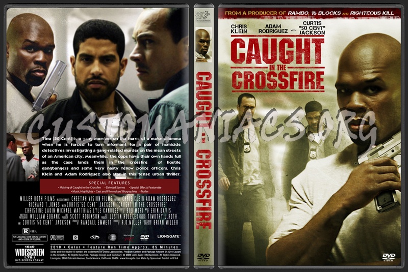 Caught in the Crossfire dvd cover