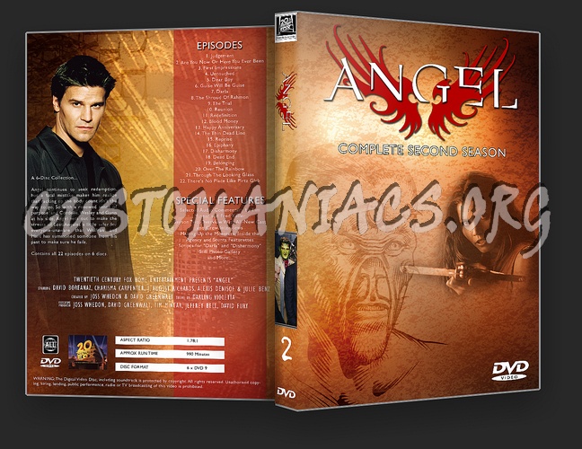 Angel Complete Series 1-5 dvd cover