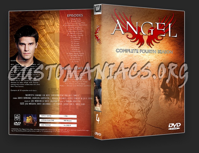 Angel Complete Series 1-5 dvd cover