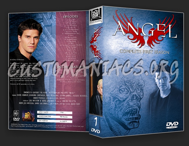 Angel Complete Series 1-5 dvd cover