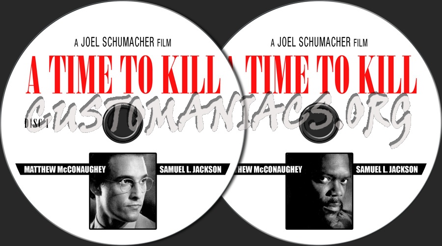 A Time To Kill dvd label
