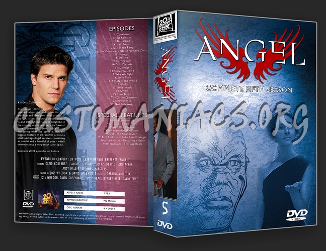 Angel Complete Series 1-5 dvd cover