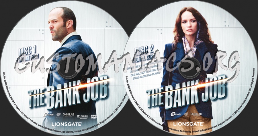 The Bank Job dvd label