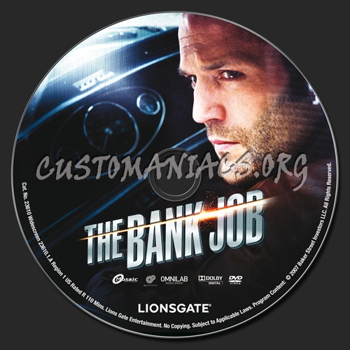 The Bank Job dvd label