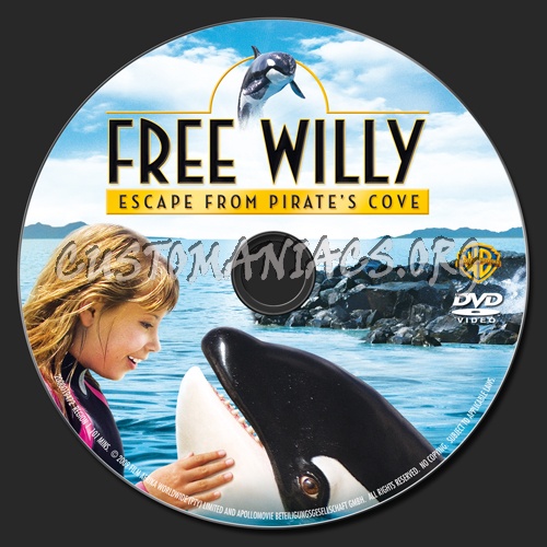 Free Willy Escape From Pirate's Cove dvd label