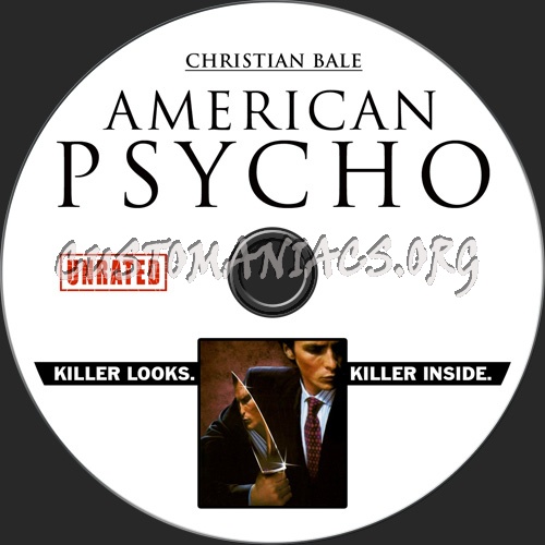 American Psycho dvd label