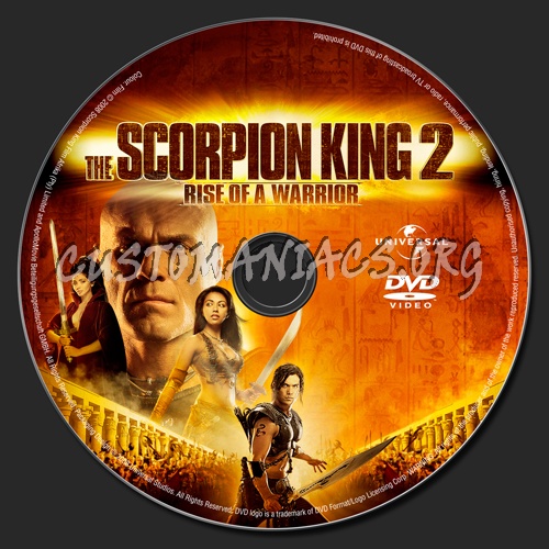 The Scorpion King 2 dvd label