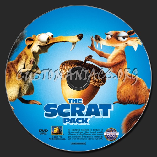 The Scrat Pack dvd label