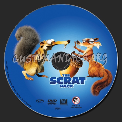 The Scrat Pack dvd label