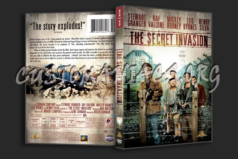 The Secret Invasion dvd cover
