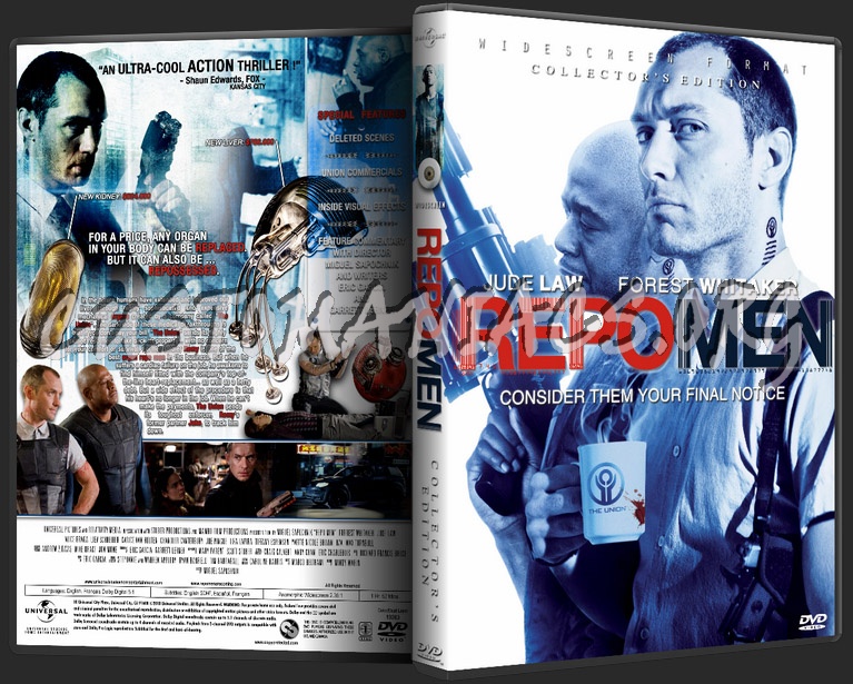 Repo Men dvd cover