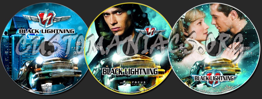 Black Lightning dvd label
