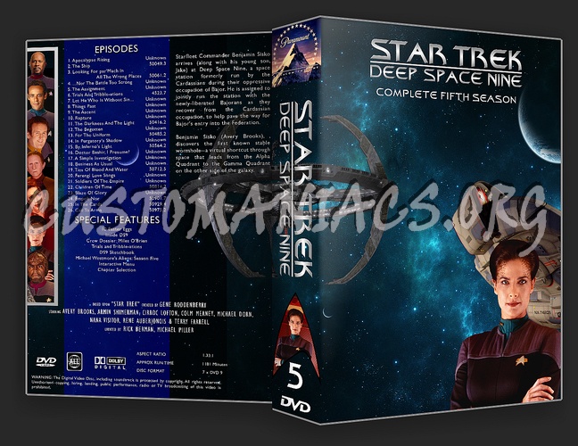 Star Trek Deep Space Nine Complete Season 1-7 dvd cover