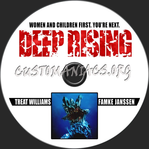 Deep Rising dvd label