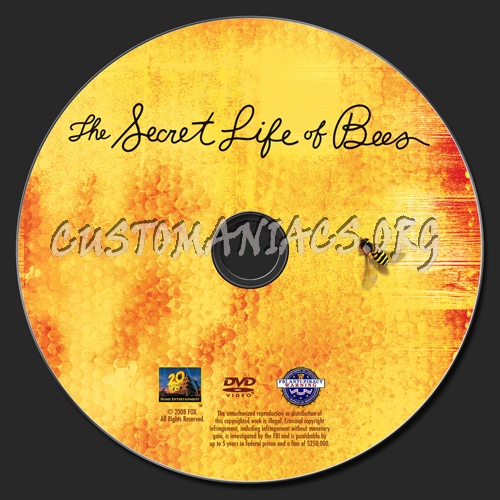 The Secret Life of Bees dvd label