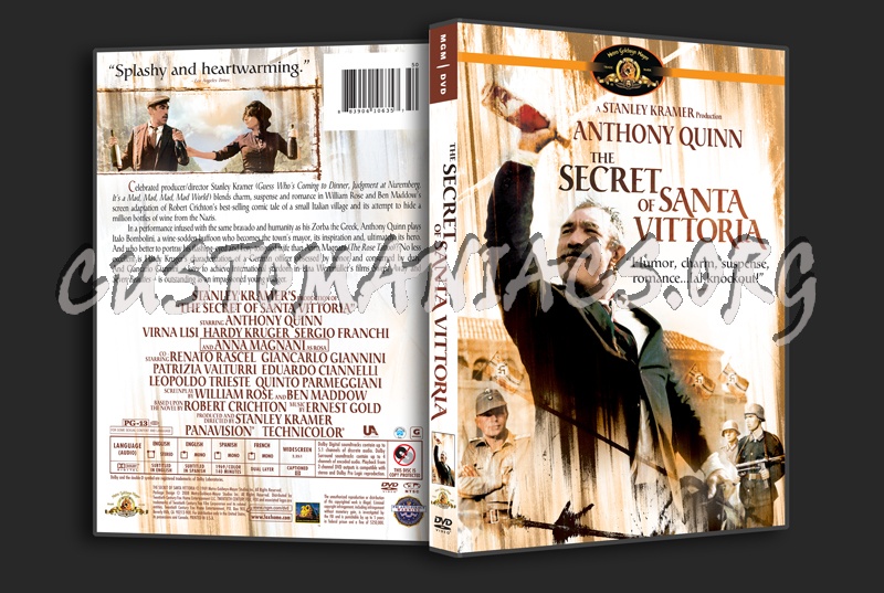 The Secret of Santa Vittoria dvd cover