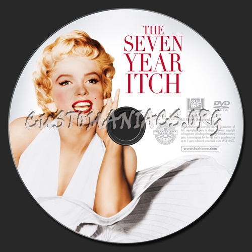 The Seven Year Itch dvd label