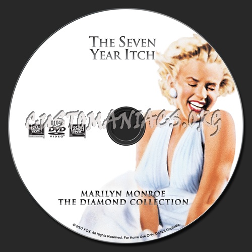 The Seven Year Itch dvd label