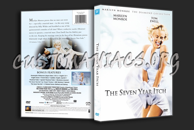 The Seven Year Itch dvd cover
