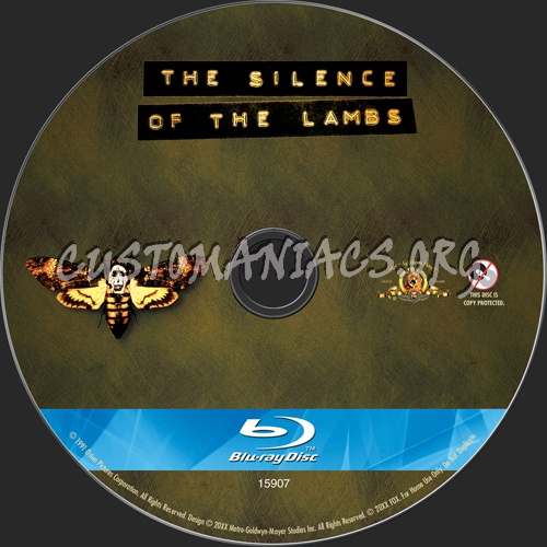 The Silence of the Lambs blu-ray label