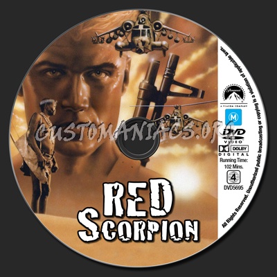 Red Scorpion dvd label