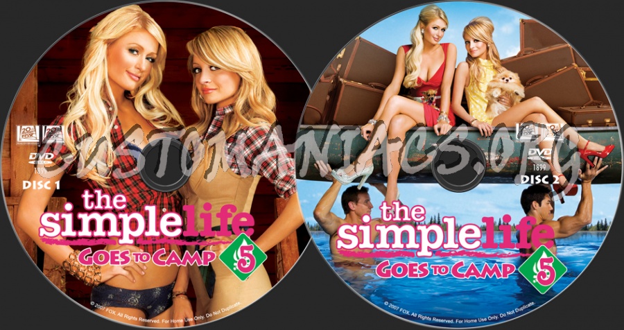 The Simple Life Season 5 dvd label