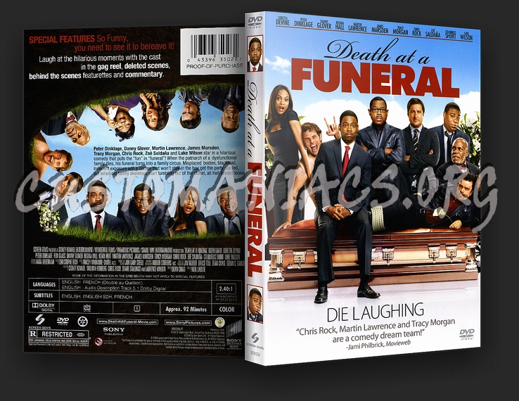 Death at a Funeral dvd cover