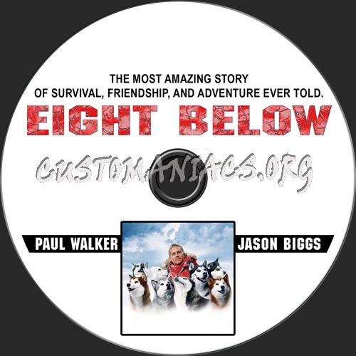 Eight Below dvd label