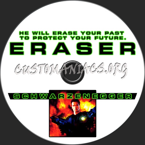 Eraser dvd label