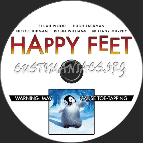 Happy Feet dvd label